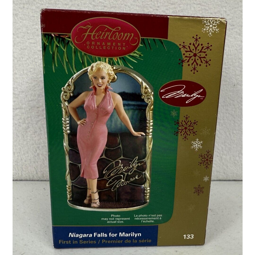 Marilyn Monroe Niagara Falls For Marilyn Carlton Cards 2005 Christmas Ornament‎